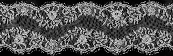 FRENCH LACE EDGING - SILVER
